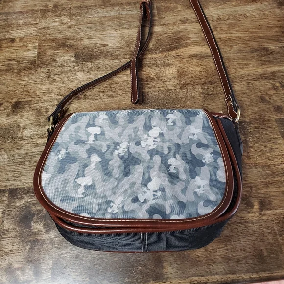 Snoopy Camo Women's Saddle Bag - Picture 3 of 4
